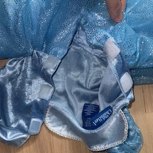 Disney Glittery Blue Princess Costume - Picture 8 of 16